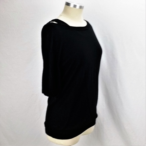 *ON HOLD* Robert Rodriguez Black Layered Knit Top - Picture 2 of 6